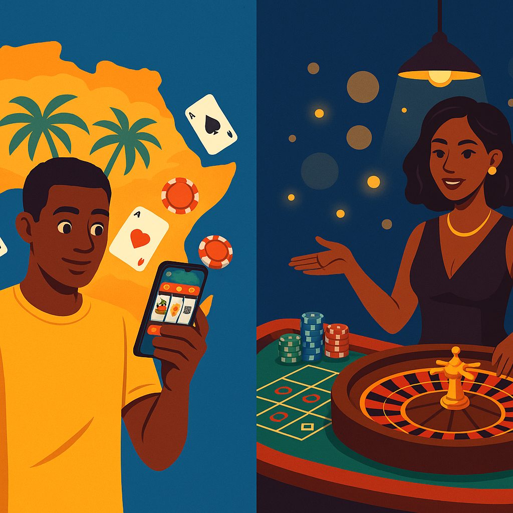 Casino en Ligne vs Casino Terrestre en Afrique : Lequel Choisir?
